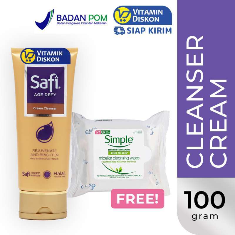 Jual Safi Age Defy Cream Cleanser 100 Gr | Pembersih ...