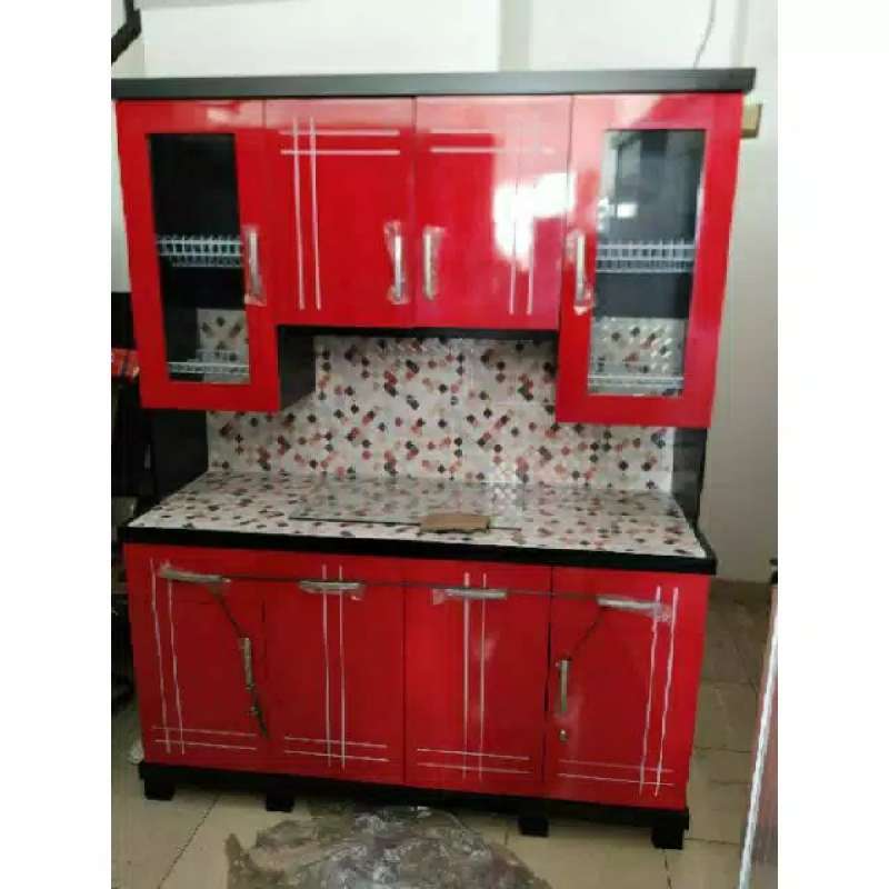 Jual Kitchen Set Minimalis Kitchen Set Murah Kitchen Set 4 Pintu Kitchen Set Scandinavian Lemari Sayur 4 Pintu Lemari Sayur Minimalis Rak Piring 4 Pintu Terbaru Juli 2021 Blibli