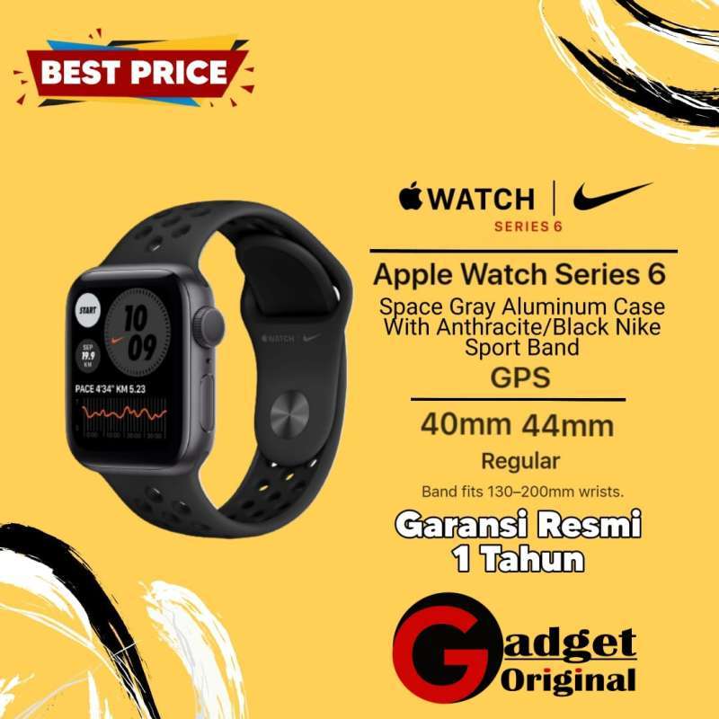 Jual Apple Watch Series 6 NIKE GPS 44mm 