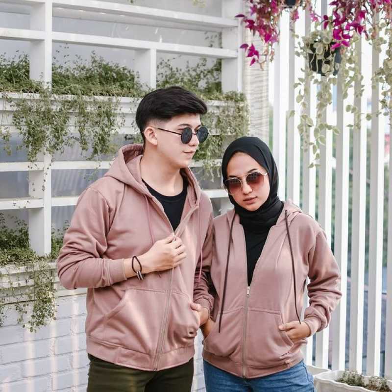 Jaket hoodie couple 2025