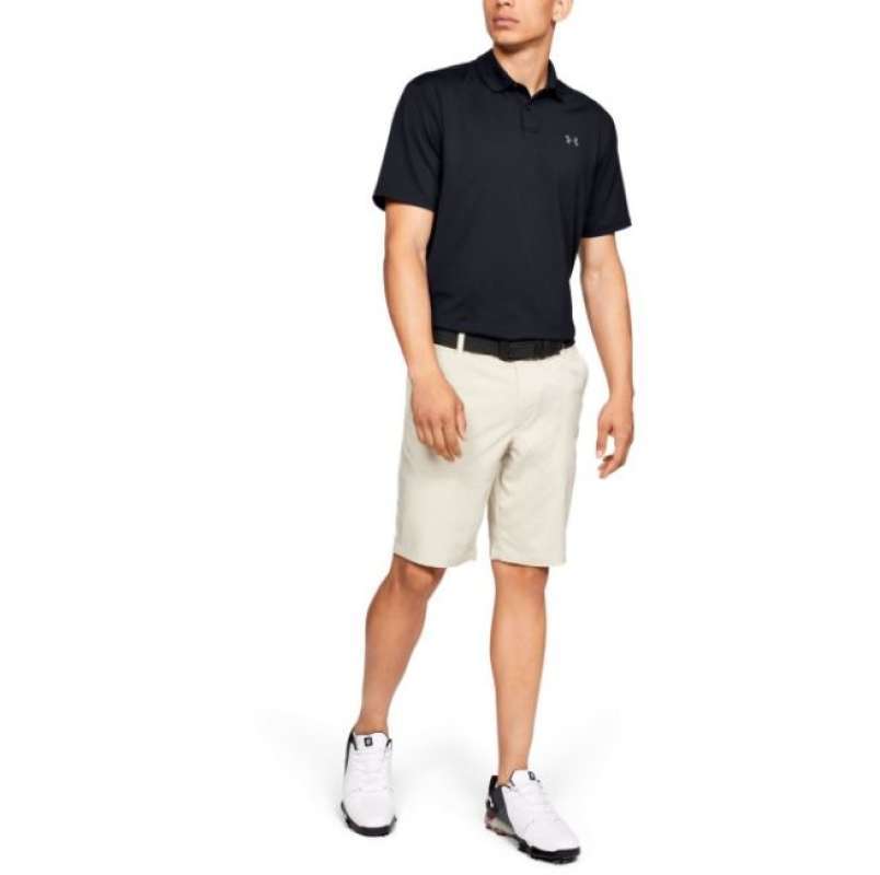 under armor black polo