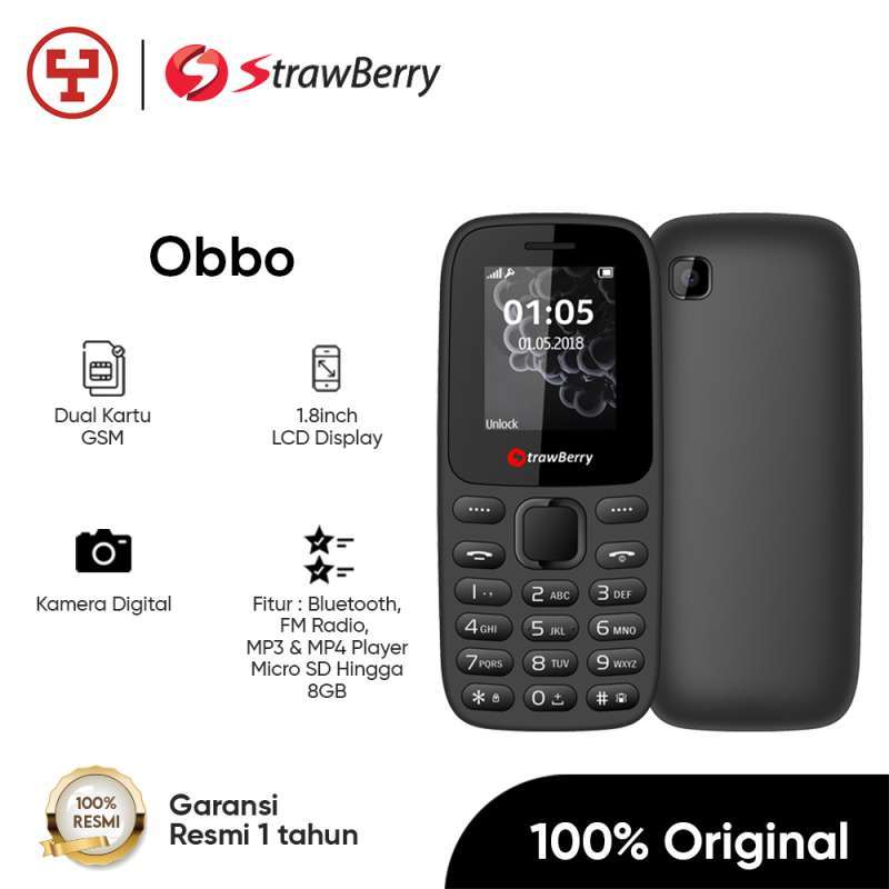 Jual Strawberry St288 Obbo Dual Sim Hp Jadul Candybar Hp Multifungsi Hp Murah Hp Fiturphone Garansi Resmi Murah Mei 2021 Blibli