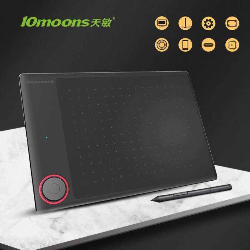 pen tablet 10moons graphic tablet drawing tablet with stylus pen g30