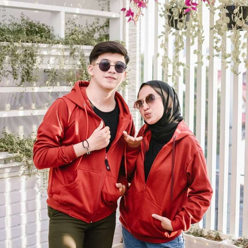Jual SAJANGSHOP SONYA ZIPPER JAKET HOODIE COUPLE JAKET COUPLE