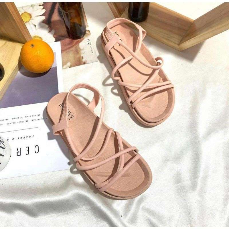 Jual Sandal Wanita Terbaru Karet Jelly Gladiator Balance 1991