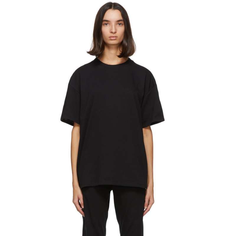 God Essentials Black Jersey T-shirt 
