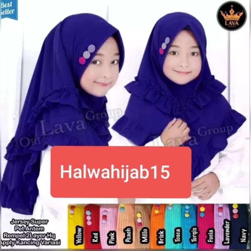 Jual Kerudung Jilbab Anak Model Rempel Candy Murah Mei 2021 Blibli