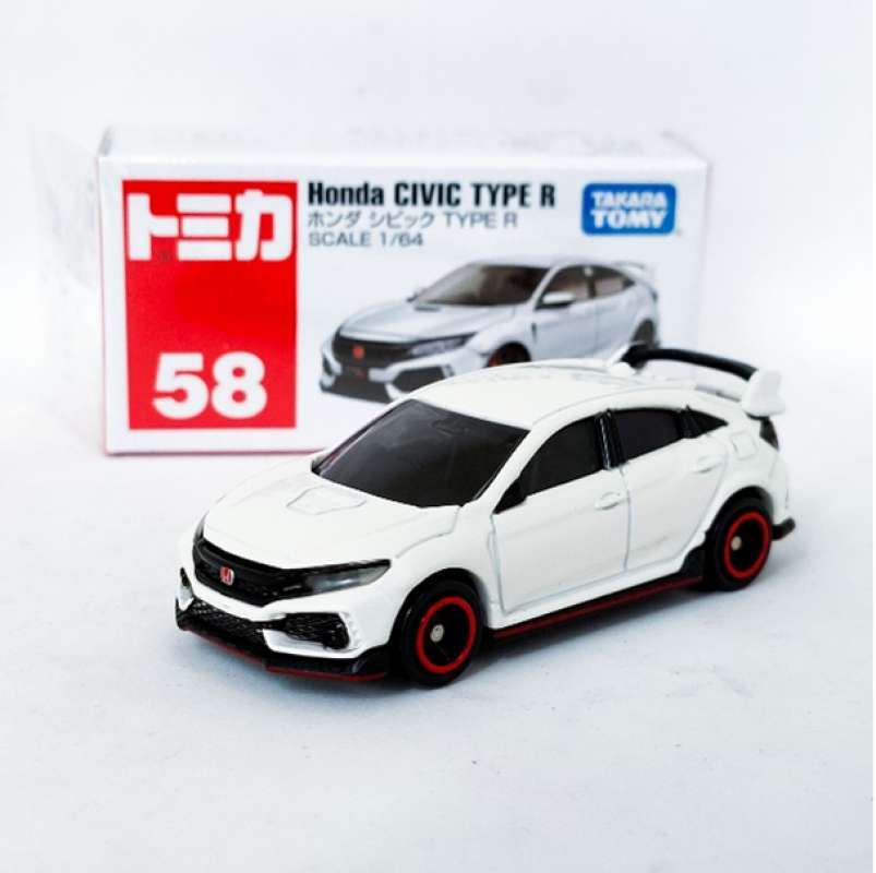 Takara Tomy Tomica No.58 Honda Civic Type R Diecast Toy Cars Model Collection