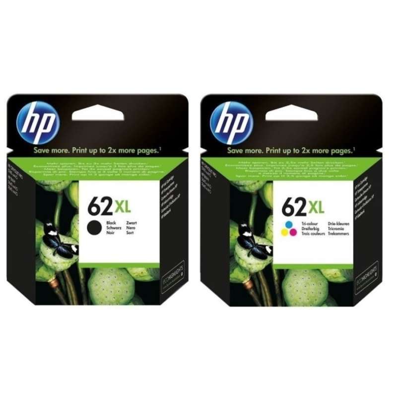Promo Paket Tinta HP 62XL Black 