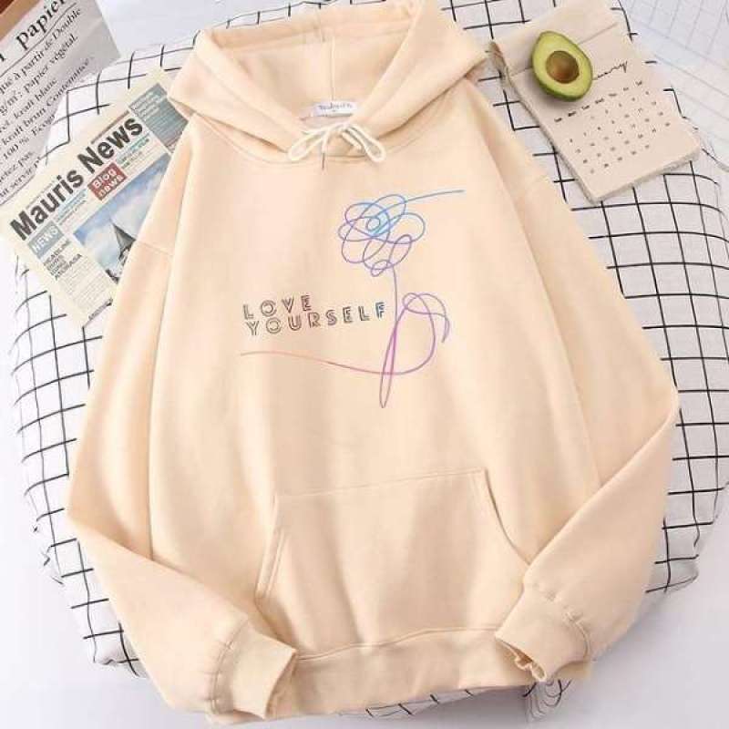 Jual MORASTORE LOVE YOUR SELF SWEATER HOODIE WANITA HOODIE
