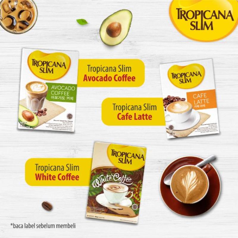 Promo Tropicana Slim Avocado Coffee Kopi Bebas Gula [4 Sachet ...