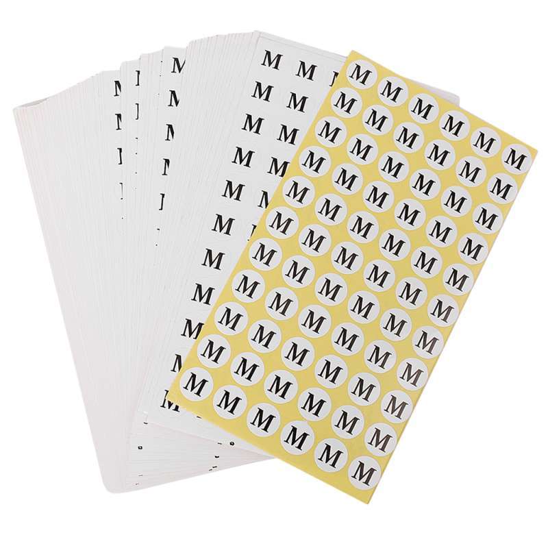 Promo 70 Sheets Clothing Shoes Round Size Stickers Retail ...
