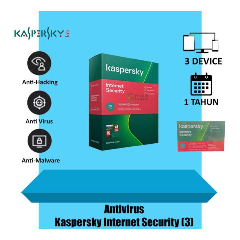 Promo Antivirus Kaspersky Internet Security 3 DEVICE/PC 1 ...
