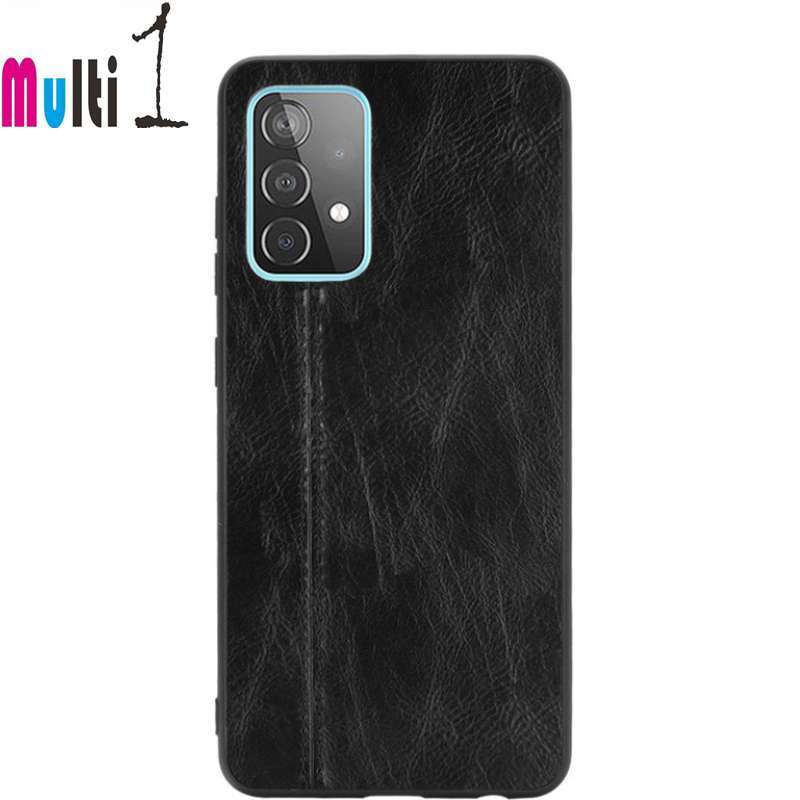 Case Samsung Galaxy A72 5G Samsung A72 5G Car Line PU Leather Material Slim  Back Cover