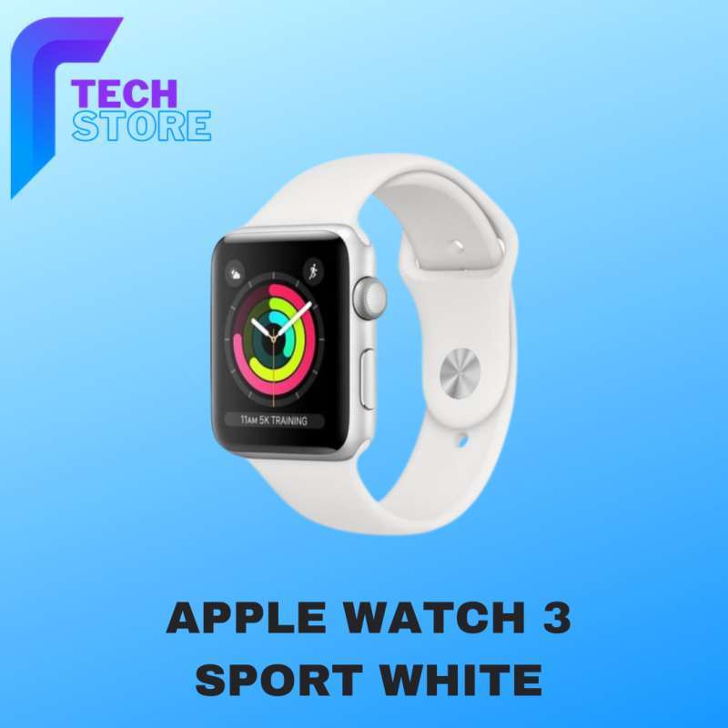 Jual Apple Watch Series 3 42mm Aluminum Sport Band di Seller Tech Store -  Kota Surabaya, Jawa Timur | Blibli