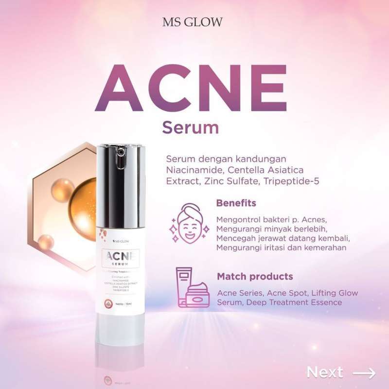 Serum ms hot sale glow acne