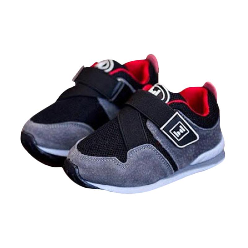 Jual Sport Sepatu Kets Anak Laki Laki Hitam Abu Merah Online Oktober 2020 Blibli Com