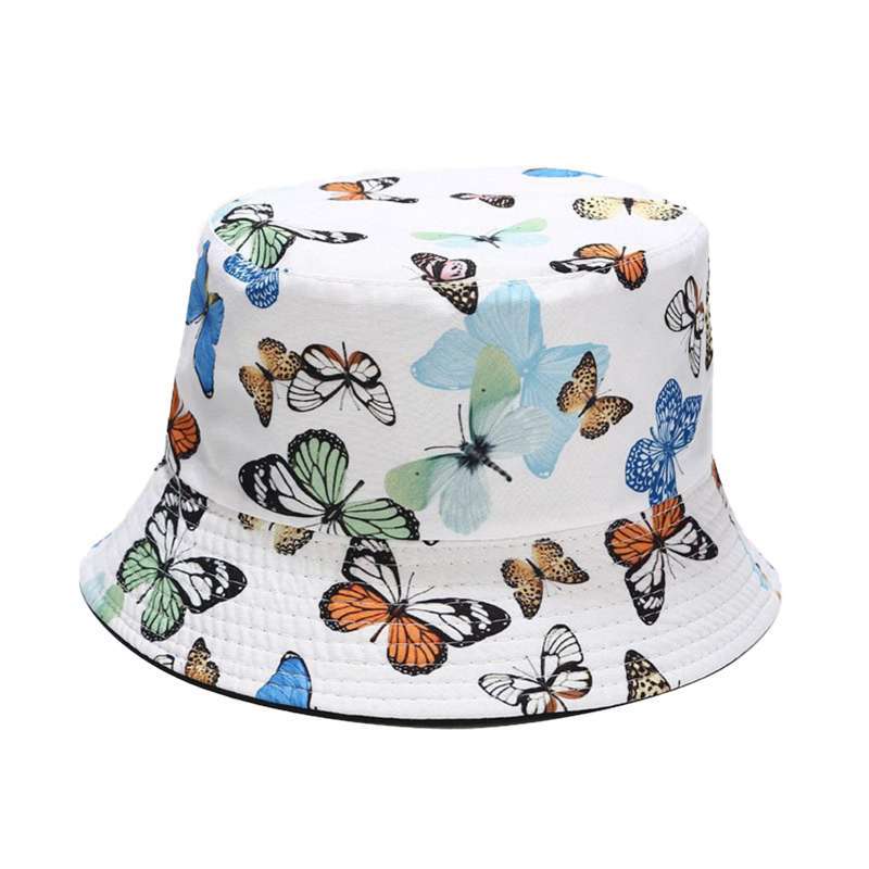 Bluelans Butterfly Print Fisherman Hat 