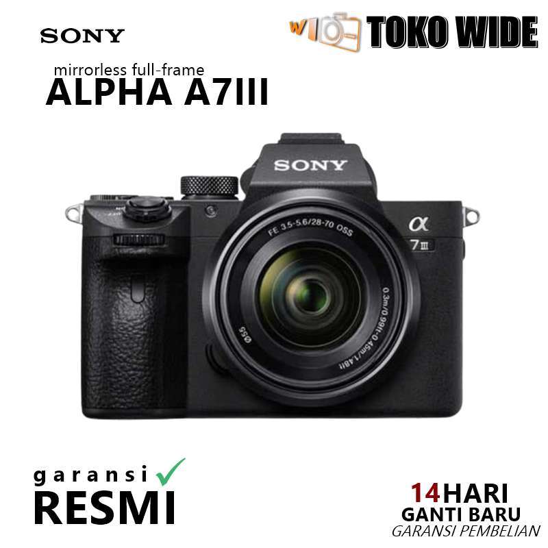 [TOKO WIDE] SONY A7III KIT FE 28-70mm CAMERA SONY ALPHA A7 III KIT 28-70mm  GARANSI RESMI