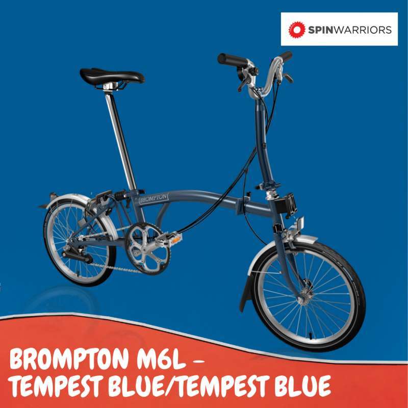 Brompton m6l tempest blue hotsell