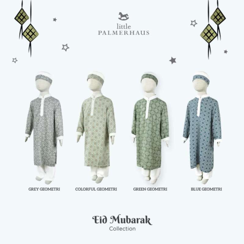 Jual Little Palmerhaus Setelan Baju Koko Set 1-5 Tahun - 2-3 Tahun Blue  Geometric di Seller LEMARI ANAK - Kota Jakarta Timur, DKI Jakarta | Blibli