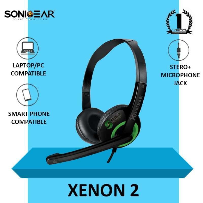 Jual Headset Sonicgear Xenon 2 With Microphone Hijau Di Seller Ptsolid Jelambar Baru Kota Jakarta Barat Blibli