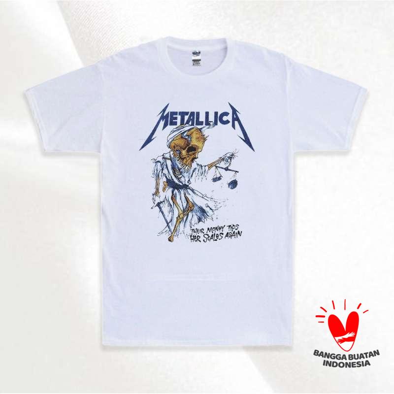 Promo KAOS METALLICA BAND TEES KAOS 