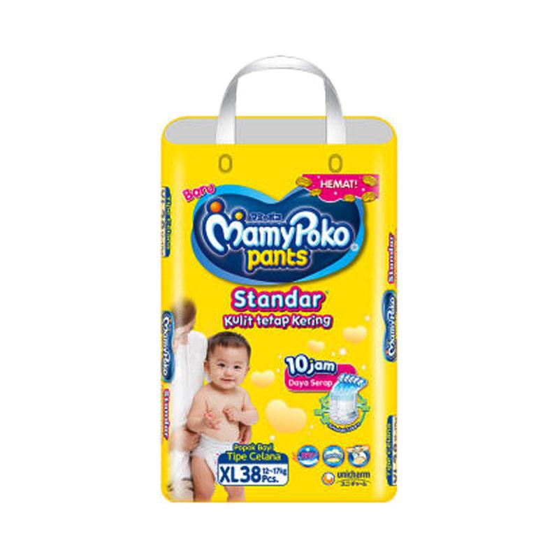 Promo MamyPoko Pants Standar Popok Bayi Size XL 38 Pcs Diskon 4