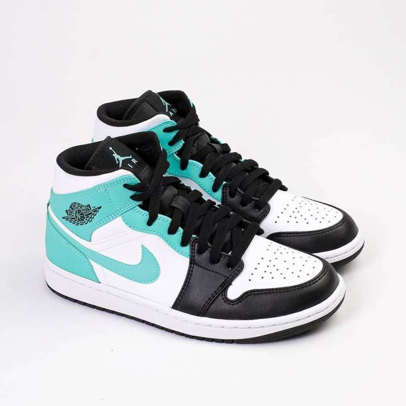 Promo Nike Air Jordan 1 Mid Igloo Island Green Diskon 15 di