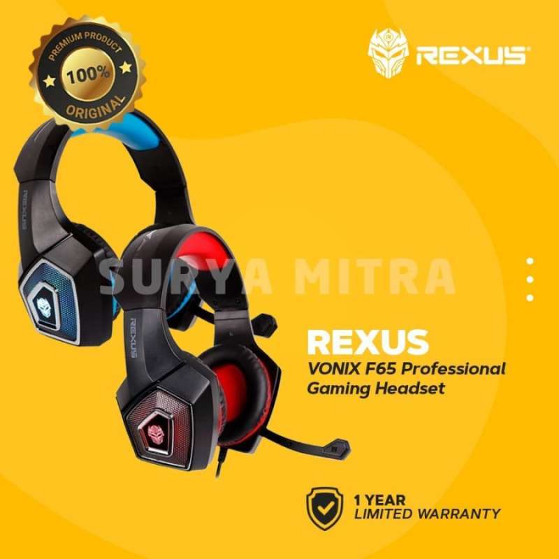 Headset gaming rexus f65 outlet