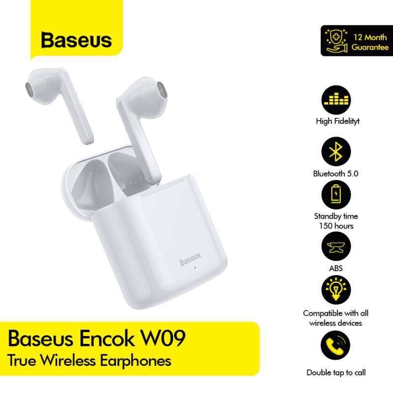 Promo BASEUS Encok True Wireless Earphones W09 NGW09 Diskon 24