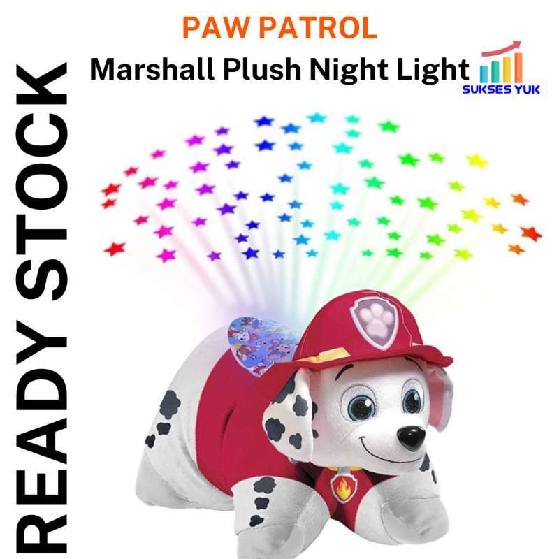 Jual Mainan Boneka Impor PAW PATROL NIGHT LIGHT Plush Doll di