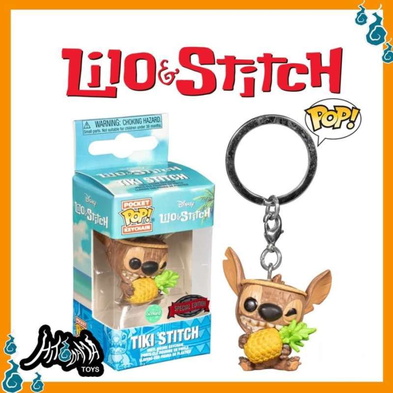 stitch funko pop keychain
