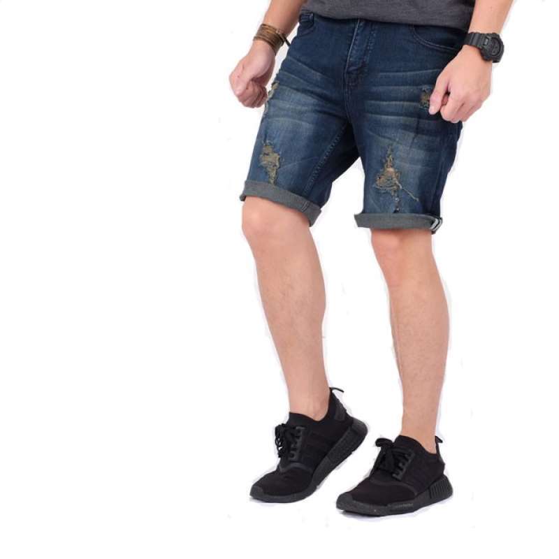 Promo celana jeans pendek pria thin 