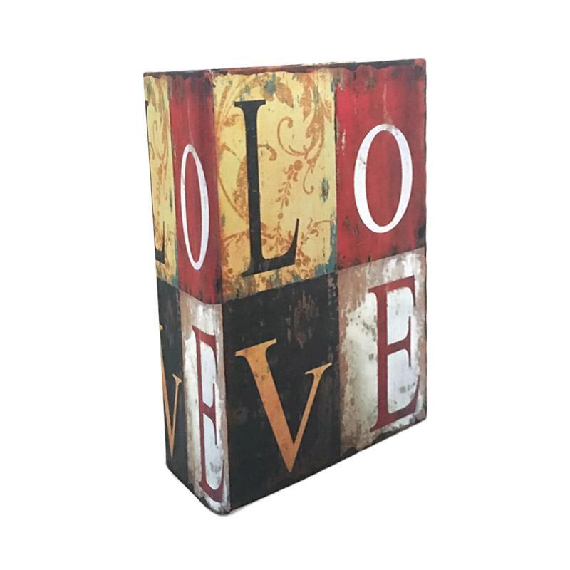 Jual Tokuniku Decorative Vintage Wood Retro Book Safety Secret Love Box Storage Medium Size Online November 2020 Blibli Com