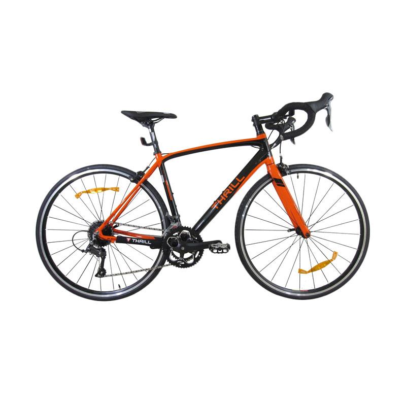 Jual THRILL Ardent 3.0 AG 700c Sepeda Roadbike Orange Black di