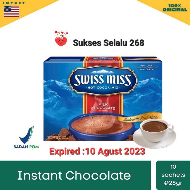 SWISS MISS HOT COCOA MIX MILK CHOCOLATE MADE IN USA