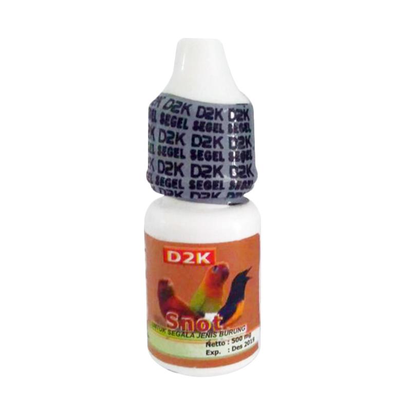 Jual D2k Snot Obat Burung Sakit Mata Snot Berair Pilek Sesak Nafas