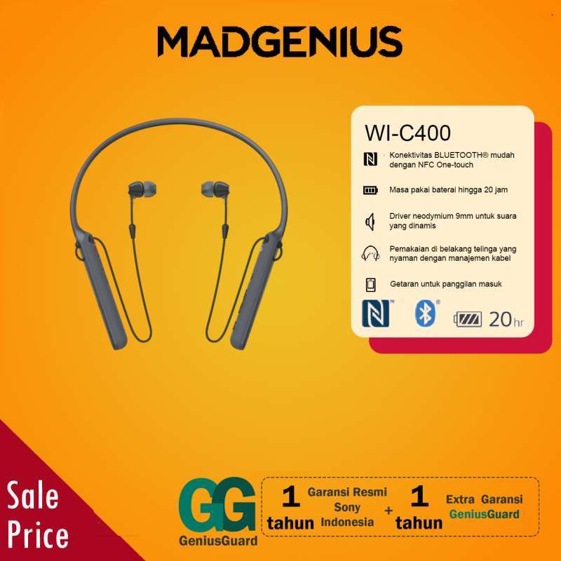 Promo Sony Original WI-C400 Black 