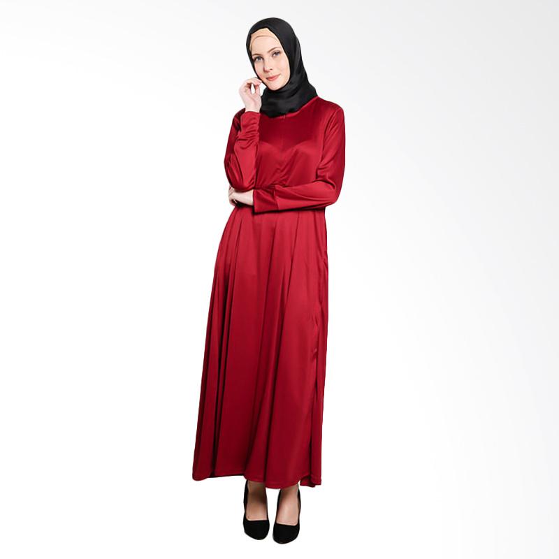 Elzatta Afsa Gamis Muslim - Maroon