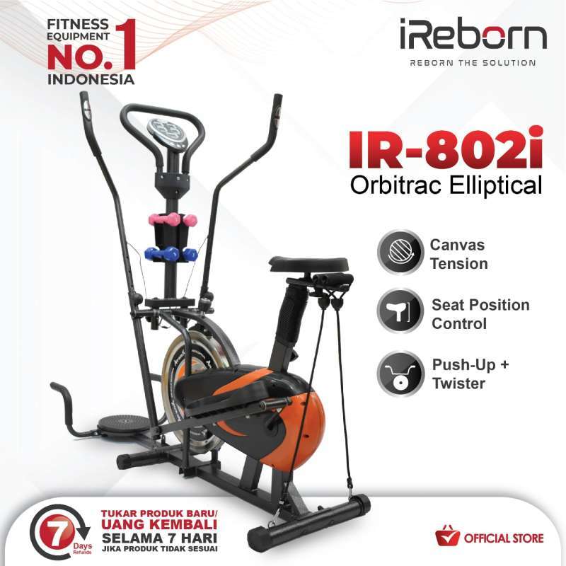 Promo Sepeda Elliptical iReborn Orbitrac Alat Fitness Jabodetabek