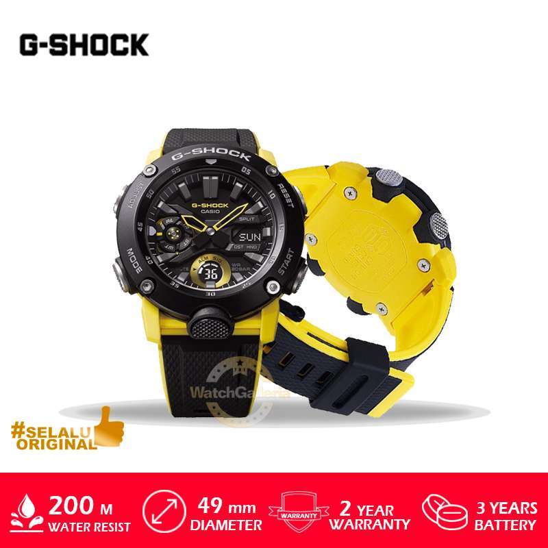 Jual CASIO G Shock Jam Tangan Analog Pria GA 2000 1A2DR GA 2000