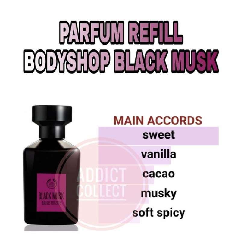 Wangi black discount musk body shop
