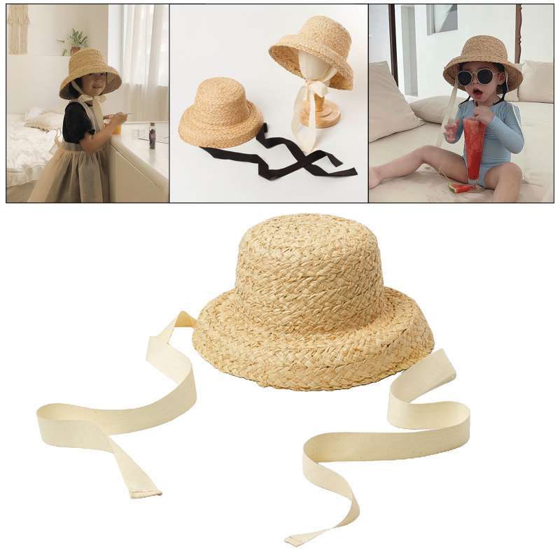 Jual Fashion Kids Straw Hat Summer 