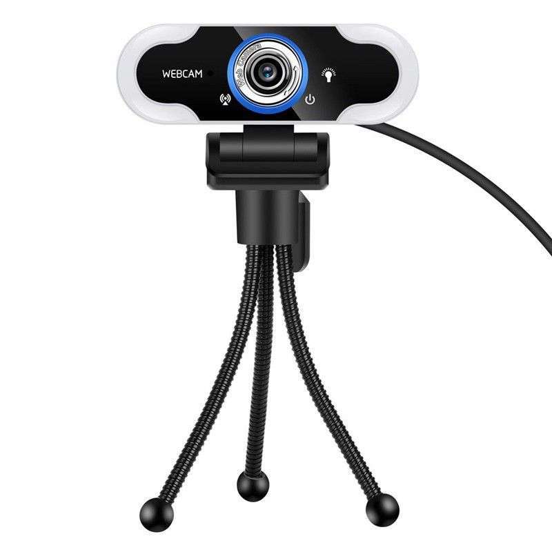 Touch LED Full HD Webcam 1080p PC Camera Laptop Video Call Zoom Meeting  Live Streaming Gaming OBS Kamera webcast b10