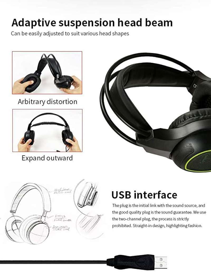 Dagger Atlas T-RGH201 Gaming Headset 