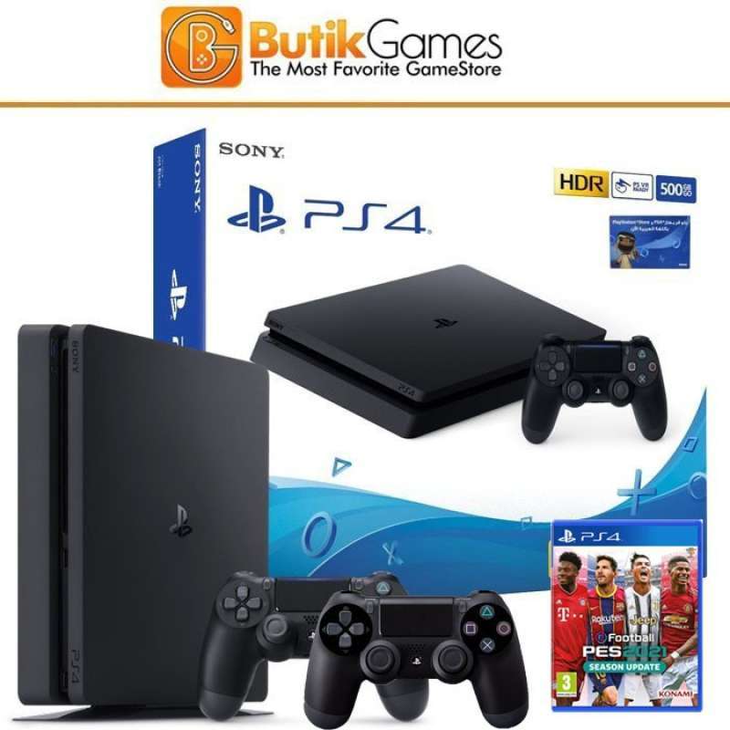 Jual Jual Sony PS4 Slim Playstation 4 Slim 500GB 2 Stick Wireless Controller  Berkualitas di Seller juhari.trade - Kota Jakarta Timur, DKI Jakarta |  Blibli