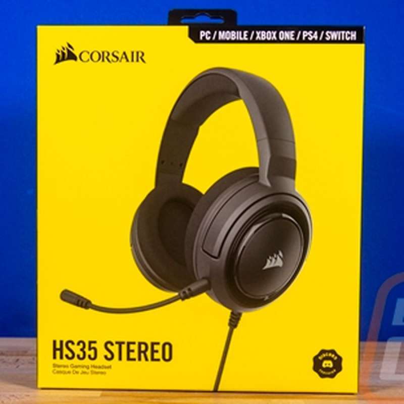Promo Corsair HS35 BLACK STEREO Gaming 