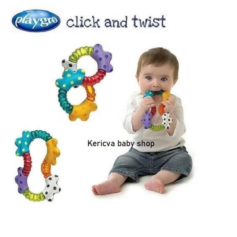 Baby Rattle Playgro Shake Twist And Rattle Gift Pack Promo Playgro