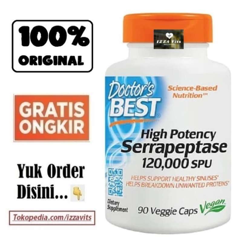 Promo Doctor's Best High Potency Serrapeptase Doctors Doctor ...